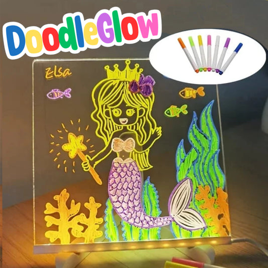 DoodleGlow™️ - LED Note Board Lamp Light