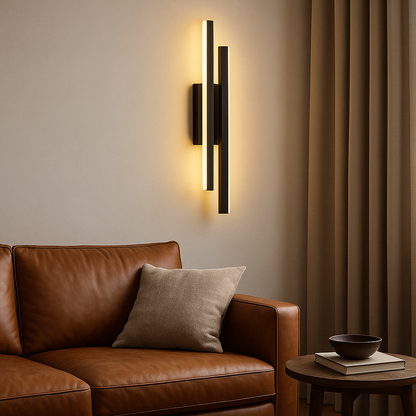 Minimalist LED Wall Light | Dimmable Sconce with Warm Glow | Modern Home Decor Solution