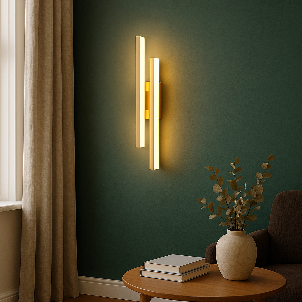 Minimalist LED Wall Light | Dimmable Sconce with Warm Glow | Modern Home Decor Solution