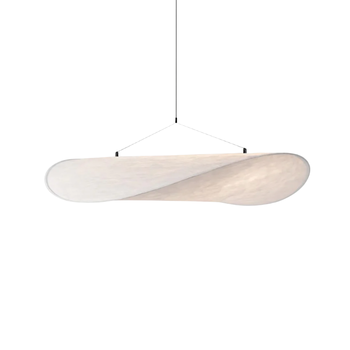 Japandi Silk Pendant Light