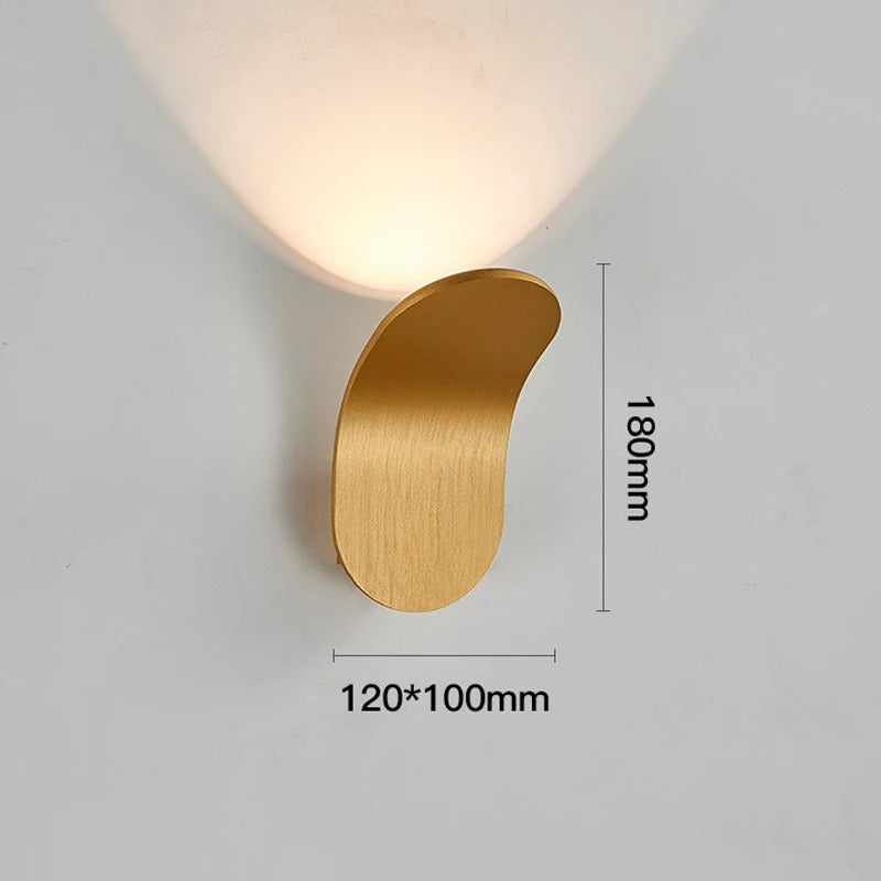 Modern Brushed Wall Sconce Light with Soft LED Glow | Elegant Design for Ambient Lighting