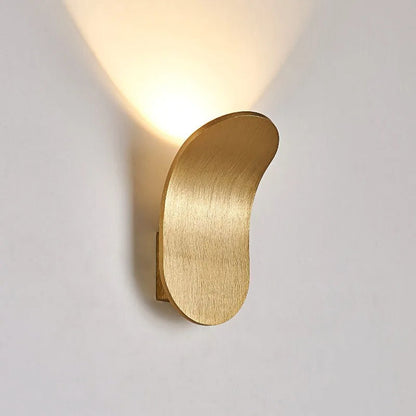 Modern Brushed Wall Sconce Light with Soft LED Glow | Elegant Design for Ambient Lighting