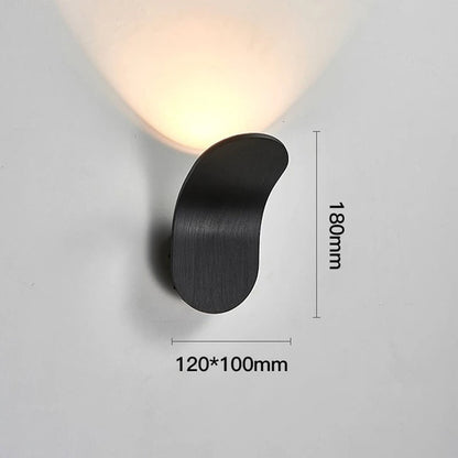 Modern Brushed Wall Sconce Light with Soft LED Glow | Elegant Design for Ambient Lighting
