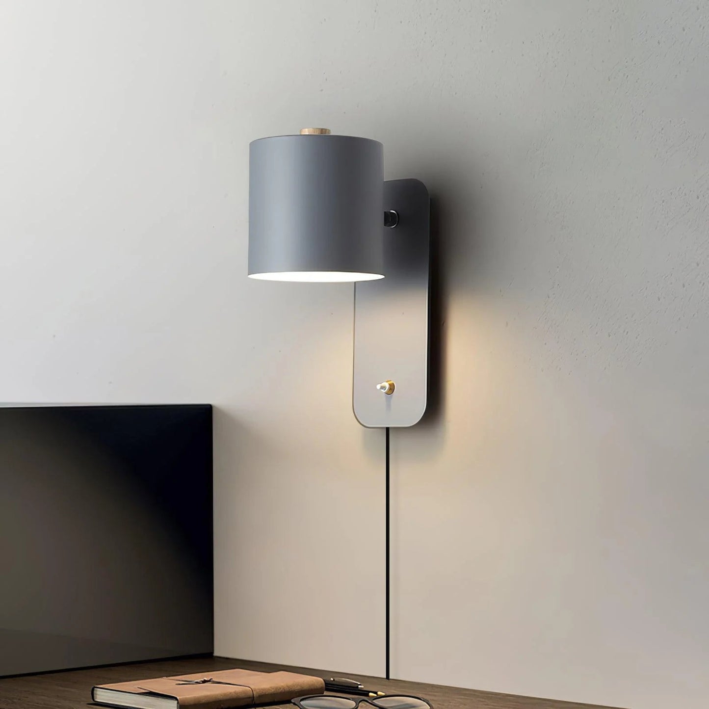 Modern Cylinder Wall Sconce Lighting with Minimalist Design | Elegant Wall Lamp for Contemporary Spaces