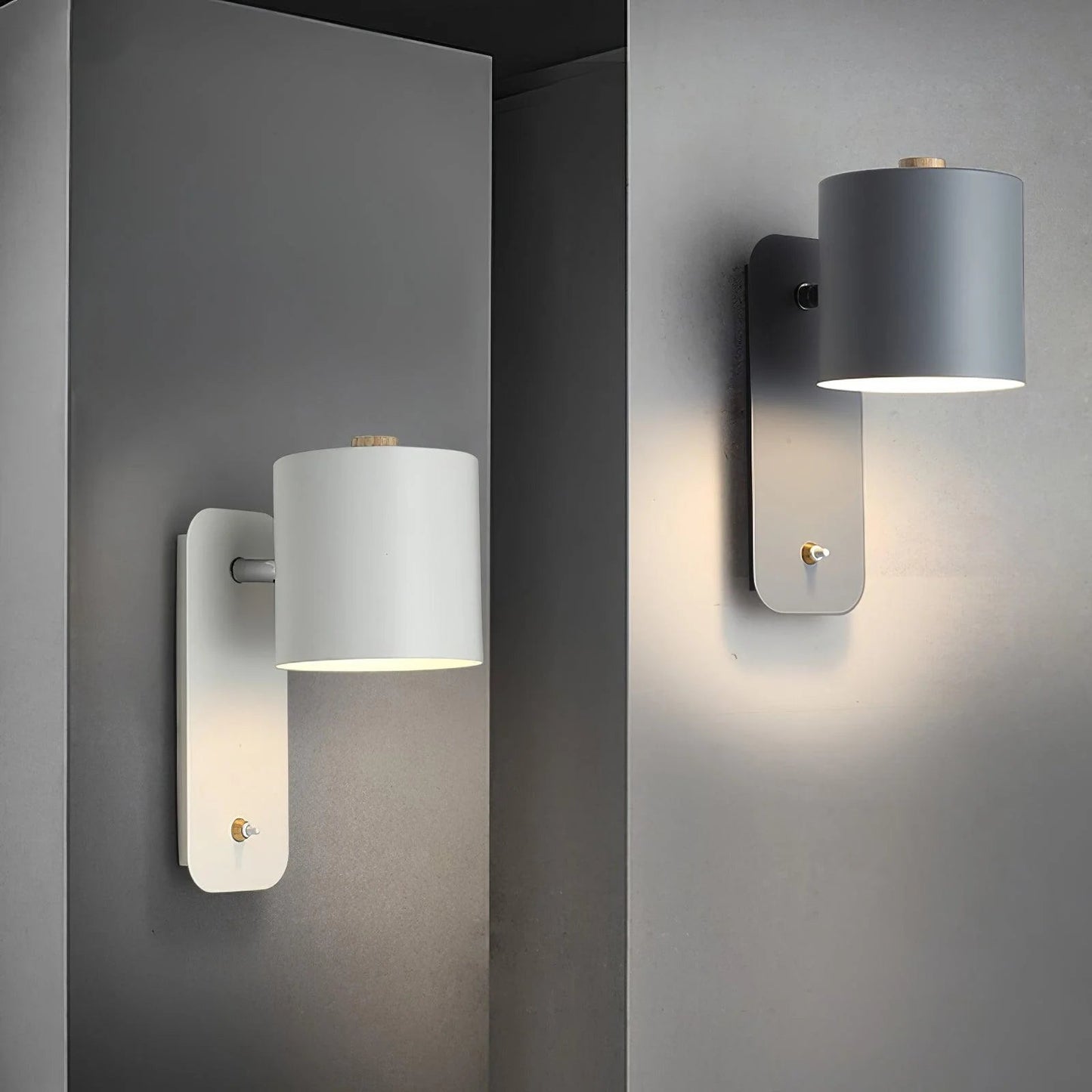 Modern Cylinder Wall Sconce Lighting with Minimalist Design | Elegant Wall Lamp for Contemporary Spaces