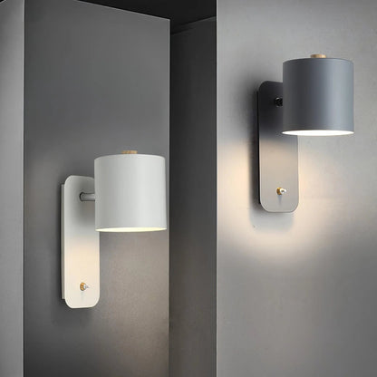 Modern Cylinder Wall Sconce Lighting with Minimalist Design | Elegant Wall Lamp for Contemporary Spaces