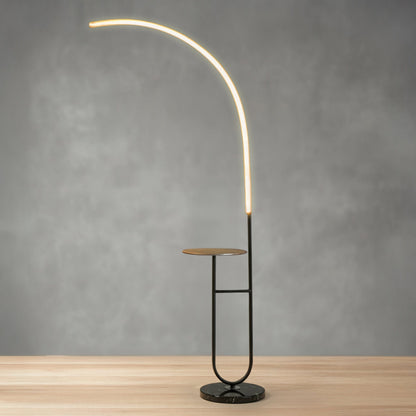 Modern Floor Lamp with LED Lighting & Space-Saving Design | Stylish Addition for Living Room
