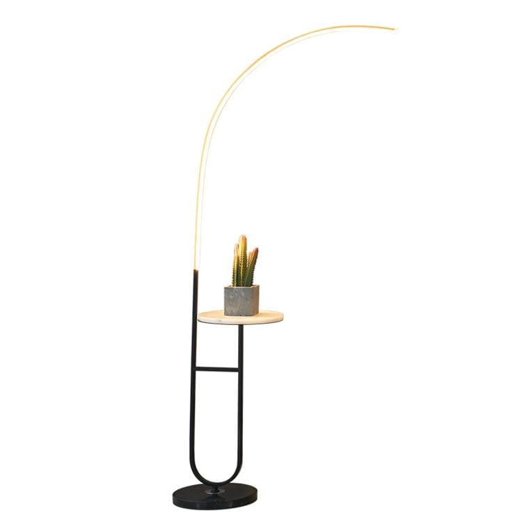 Modern Floor Lamp with LED Lighting & Space-Saving Design | Stylish Addition for Living Room