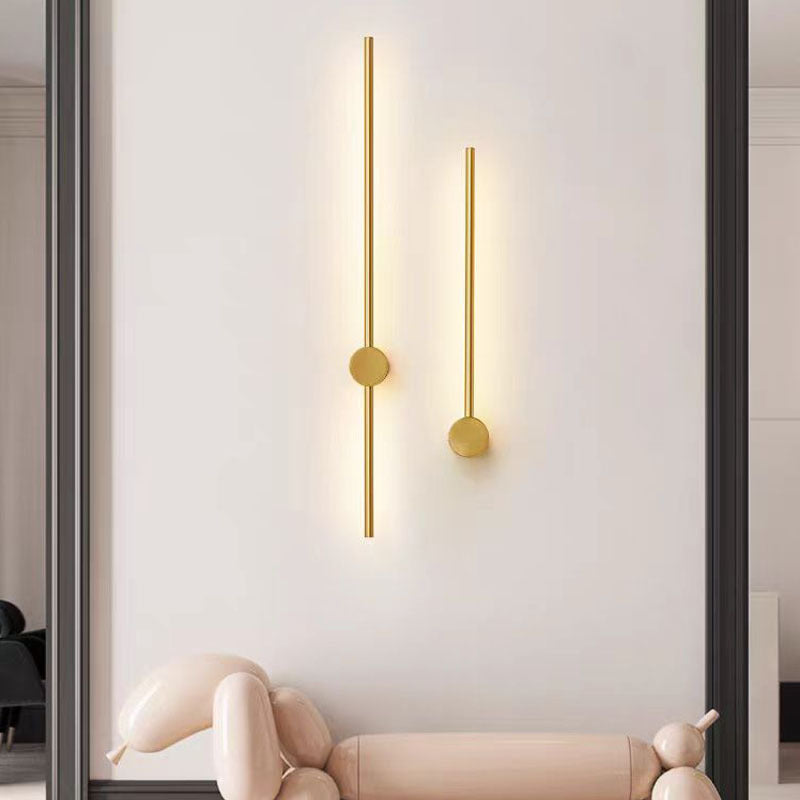 Modern Linear Wall Sconce Light with LED Bulbs & Elegant Design for Dining Rooms