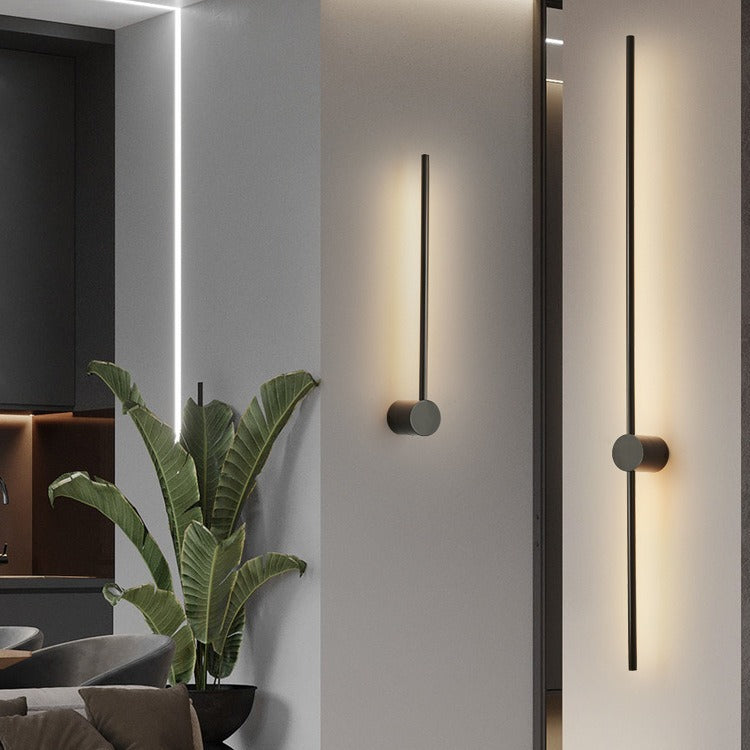 Modern Linear Wall Sconce Light with LED Bulbs & Elegant Design for Dining Rooms