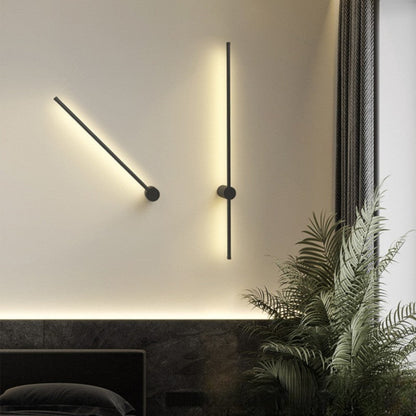 Modern Linear Wall Sconce Light with LED Bulbs & Elegant Design for Dining Rooms