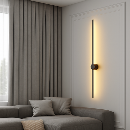 Modern Linear Wall Sconce Light with LED Bulbs & Elegant Design for Dining Rooms