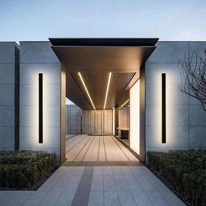 Waterproof Modern Outdoor Wall Sconce Lighting with Adjustable Color Temperature | Enhanced Exterior Ambiance