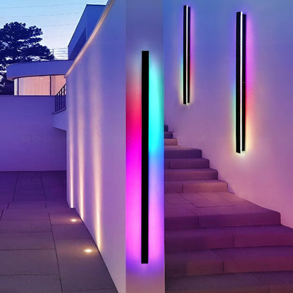 Waterproof Modern Outdoor Wall Sconce Lighting with Adjustable Color Temperature | Enhanced Exterior Ambiance