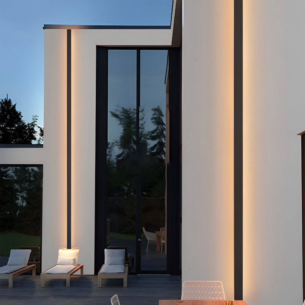 Waterproof Modern Outdoor Wall Sconce Lighting with Adjustable Color Temperature | Enhanced Exterior Ambiance