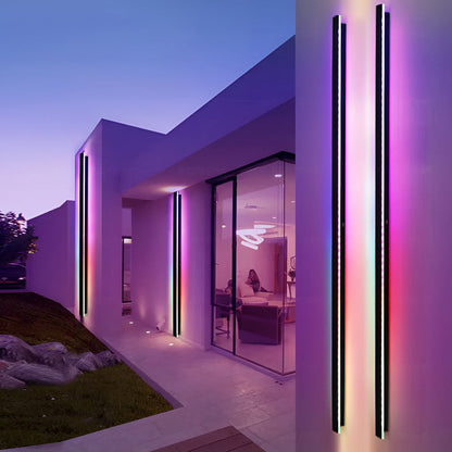 Waterproof Modern Outdoor Wall Sconce Lighting with Adjustable Color Temperature | Enhanced Exterior Ambiance