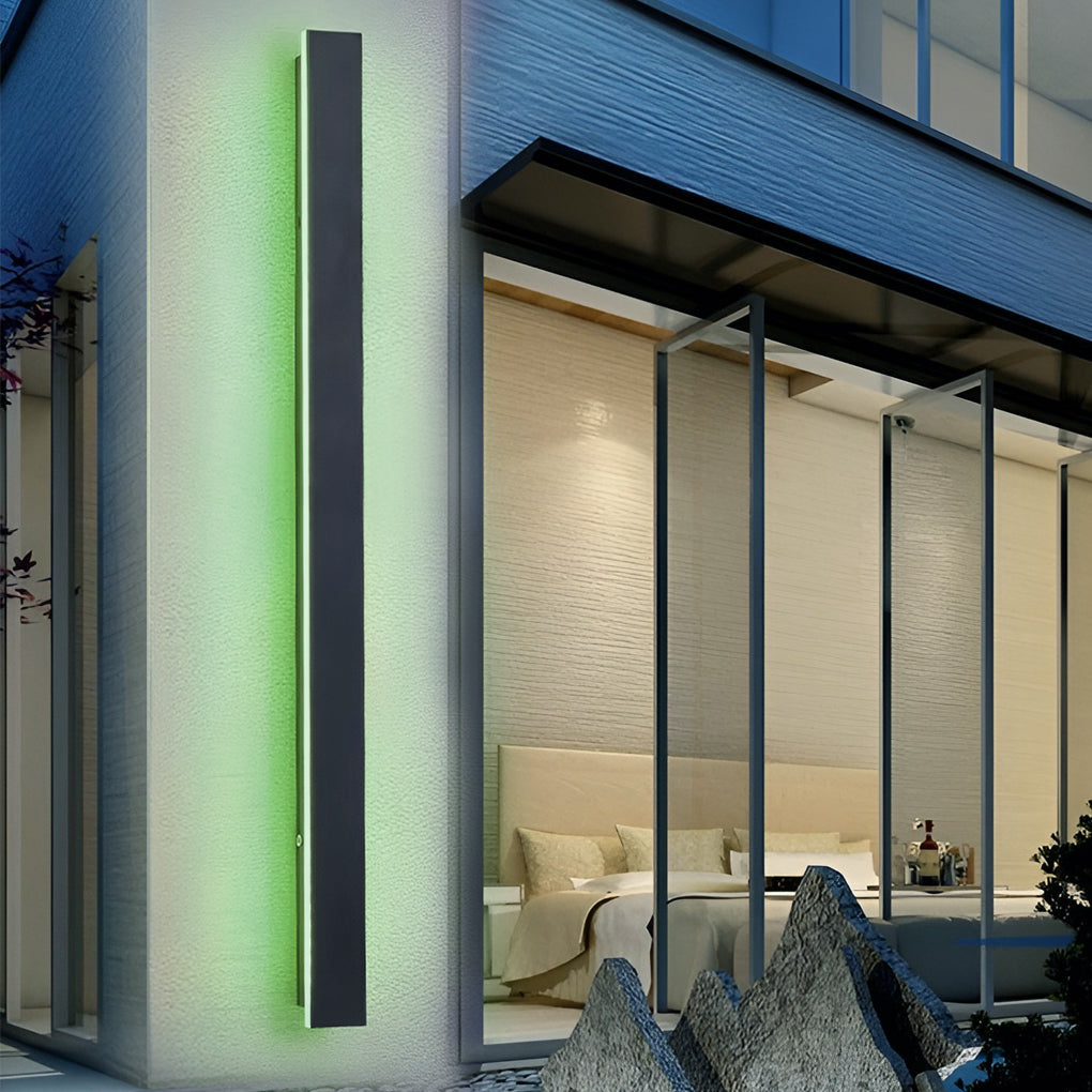 Waterproof Modern Outdoor Wall Sconce Lighting with Adjustable Color Temperature | Enhanced Exterior Ambiance