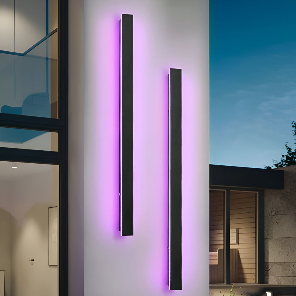Waterproof Modern Outdoor Wall Sconce Lighting with Adjustable Color Temperature | Enhanced Exterior Ambiance