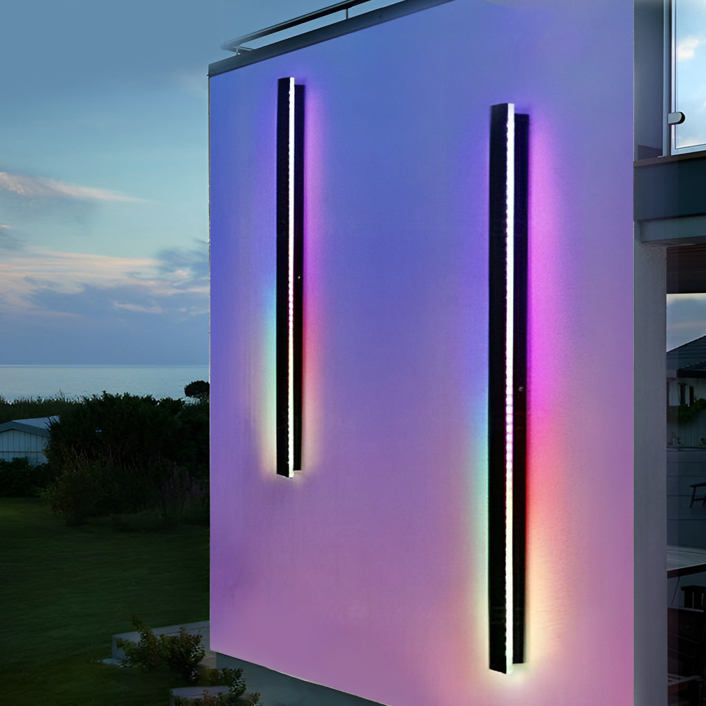 Waterproof Modern Outdoor Wall Sconce Lighting with Adjustable Color Temperature | Enhanced Exterior Ambiance