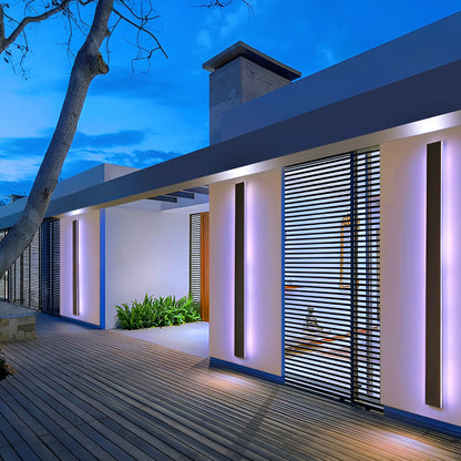 Waterproof Modern Outdoor Wall Sconce Lighting with Adjustable Color Temperature | Enhanced Exterior Ambiance