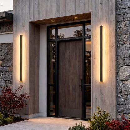 Waterproof Modern Outdoor Wall Sconce Lighting with Adjustable Color Temperature | Enhanced Exterior Ambiance