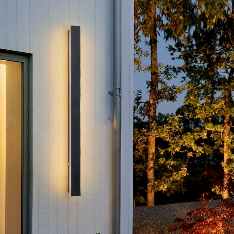 Waterproof Modern Outdoor Wall Sconce Lighting with Adjustable Color Temperature | Enhanced Exterior Ambiance
