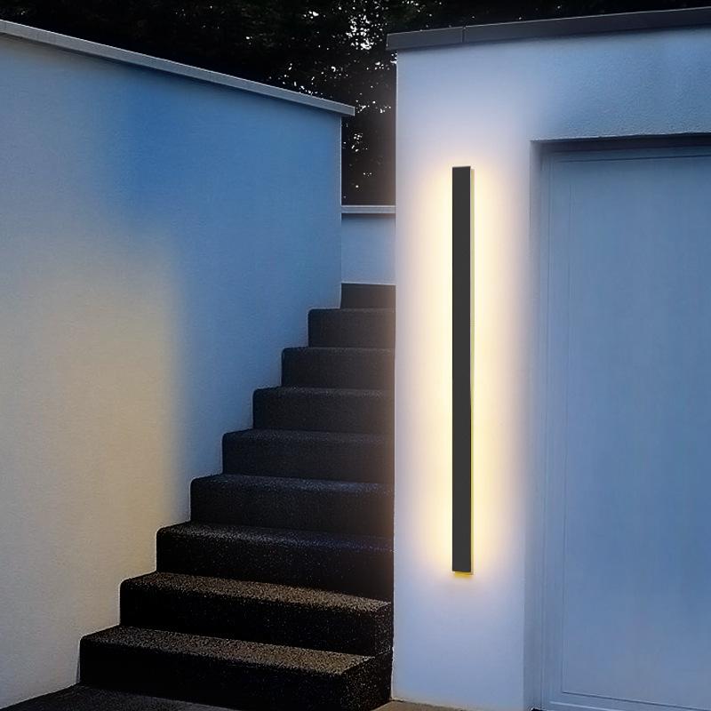 Waterproof Modern Outdoor Wall Sconce Lighting with Adjustable Color Temperature | Enhanced Exterior Ambiance
