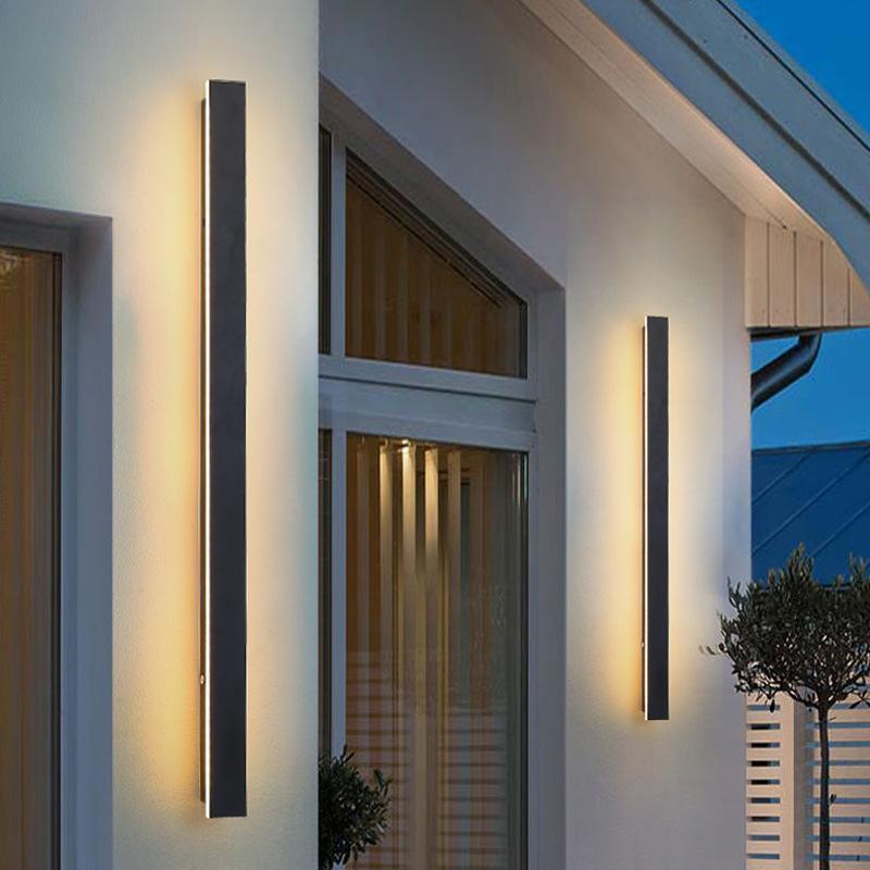 Waterproof Modern Outdoor Wall Sconce Lighting with Adjustable Color Temperature | Enhanced Exterior Ambiance
