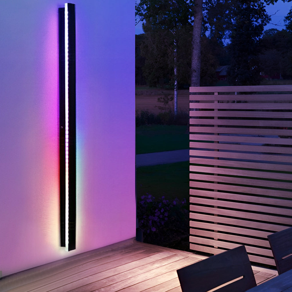 Waterproof Modern Outdoor Wall Sconce Lighting with Adjustable Color Temperature | Enhanced Exterior Ambiance