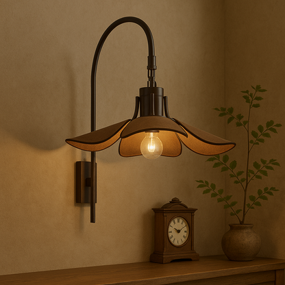 Modern Wabi Sabi | Wall Sconce Light with Soft LED for Cozy Interiors