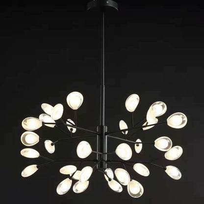 Nature's Glow | Modern Chandelier Light with Organic Design | Elegant Illumination for Dining Room