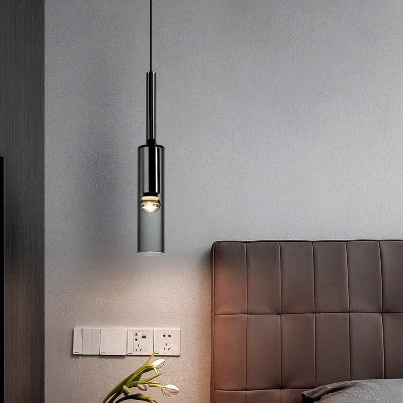 Nordic Elegance | Glass Pendant Light with Adjustable Height | Stylish Design for Modern Kitchens