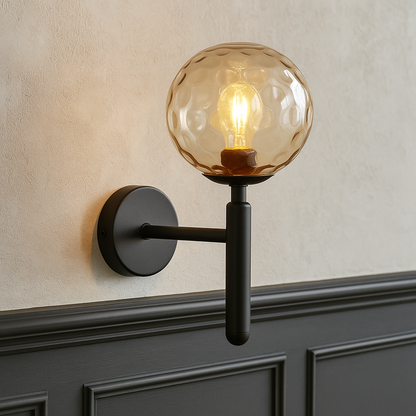 Nordic Sphere | Wall Sconce Lighting with Soft LED Glow | Minimalist Design for Modern Interiors