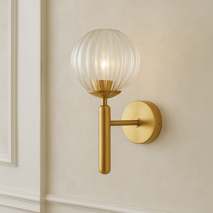 Nordic Sphere | Wall Sconce Lighting with Soft LED Glow | Minimalist Design for Modern Interiors