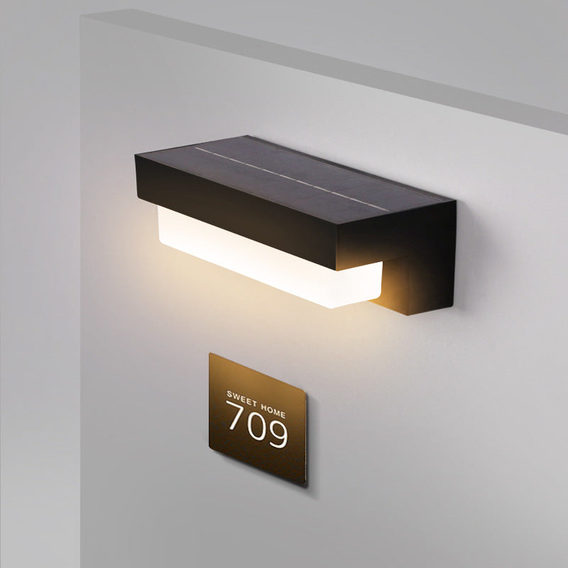 Solar Panel Outdoor Wall Light