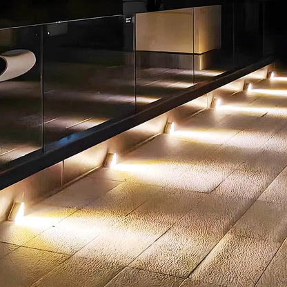 Outdoor Solar Step Lights | Energy-Efficient LED Design for Safety & Style