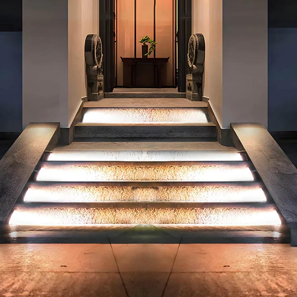 Outdoor Solar Step Lights | Energy-Efficient LED Design for Safety & Style