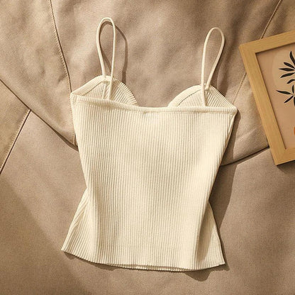 Sculpted Ribbed Corset Top