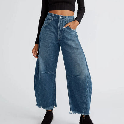 High Waisted Wide Leg Jeans