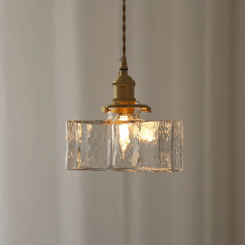 Modern Retro Hanging Glass Lamp