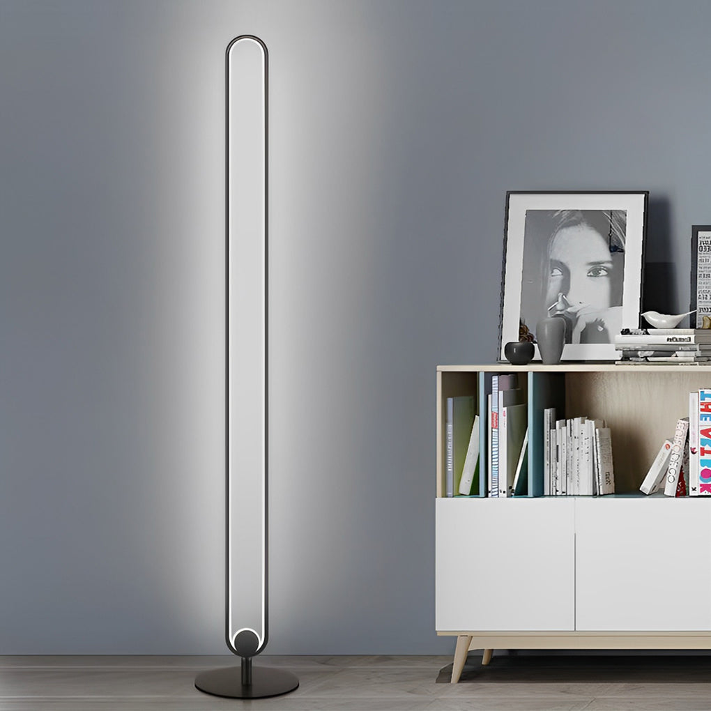 Sculptural LED Floor Lamp | Modern Minimalist Design with Soft Lighting | Stylish Black or Gold Floor Lamps for Living Room