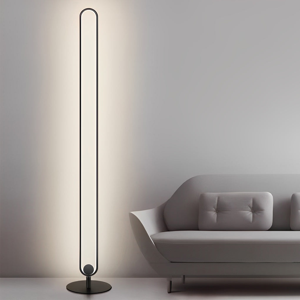 Sculptural LED Floor Lamp | Modern Minimalist Design with Soft Lighting | Stylish Black or Gold Floor Lamps for Living Room