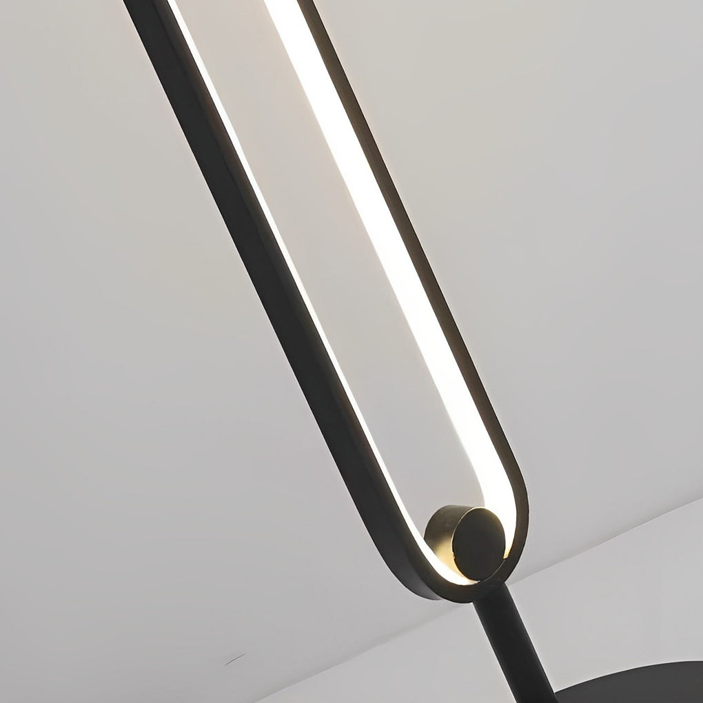 Sculptural LED Floor Lamp | Modern Minimalist Design with Soft Lighting | Stylish Black or Gold Floor Lamps for Living Room