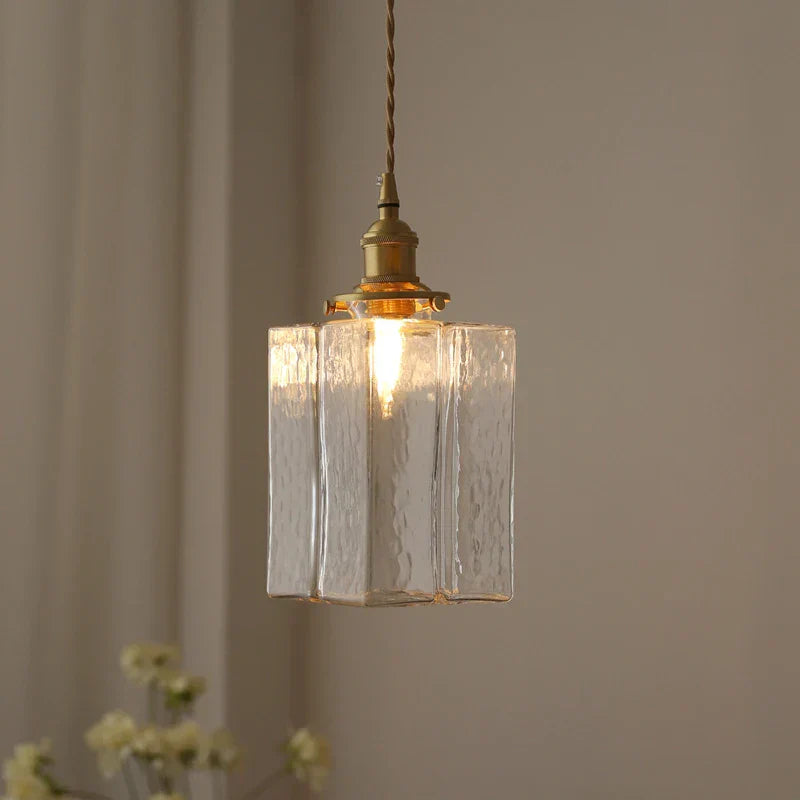 Modern Retro Hanging Glass Lamp