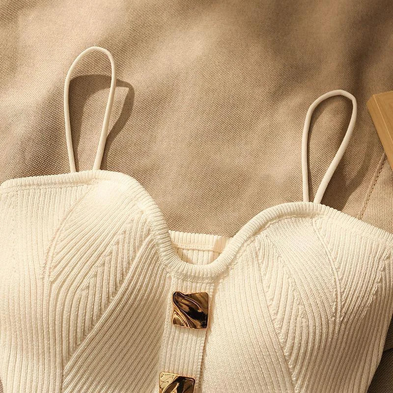 Sculpted Ribbed Corset Top