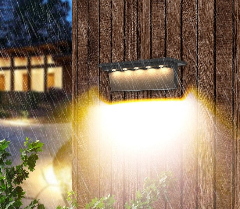 SmartGlow | Solar Outdoor Lights with Weather-Resistant Design | Elegant Illumination for Patios and Gardens