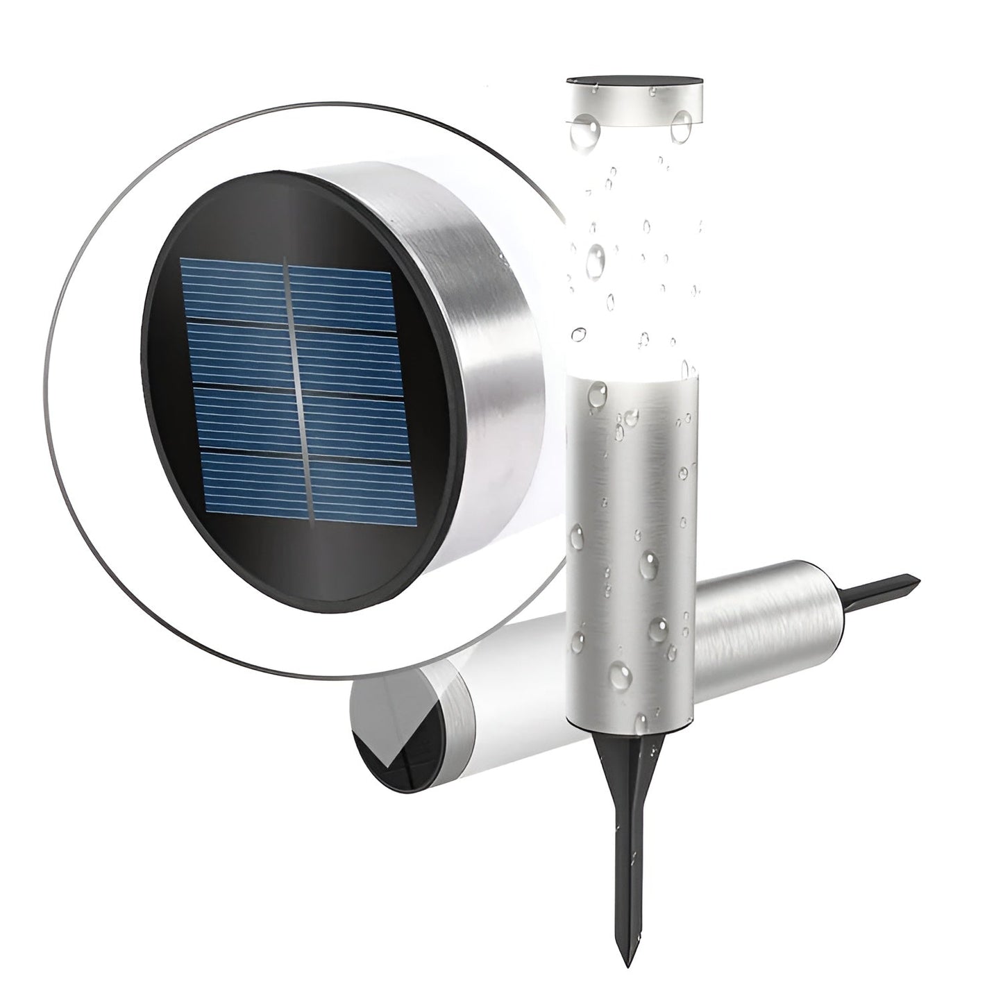 SolarShimmer | Solar Lights Outdoor with Intelligent Sensor | Weatherproof Landscape Lighting for Effortless Illumination