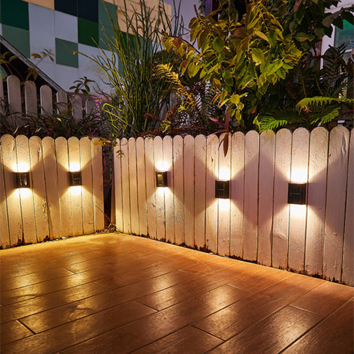 Solar Garden Lights | Wireless LED Wall Lights with Automatic On/Off | Eco-Friendly Outdoor Lighting for Garden Ambiance