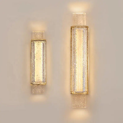 Titania Collection | Wall Sconce Light with Energy-Efficient LED | Elegant Glass Design for Modern Spaces