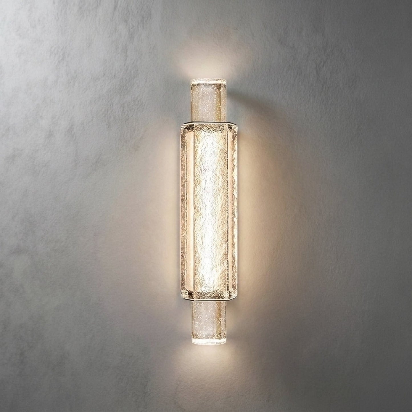 Titania Collection | Wall Sconce Light with Energy-Efficient LED | Elegant Glass Design for Modern Spaces